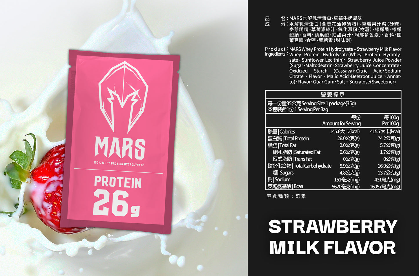 Strawberry Milk · HYDRO WHEY