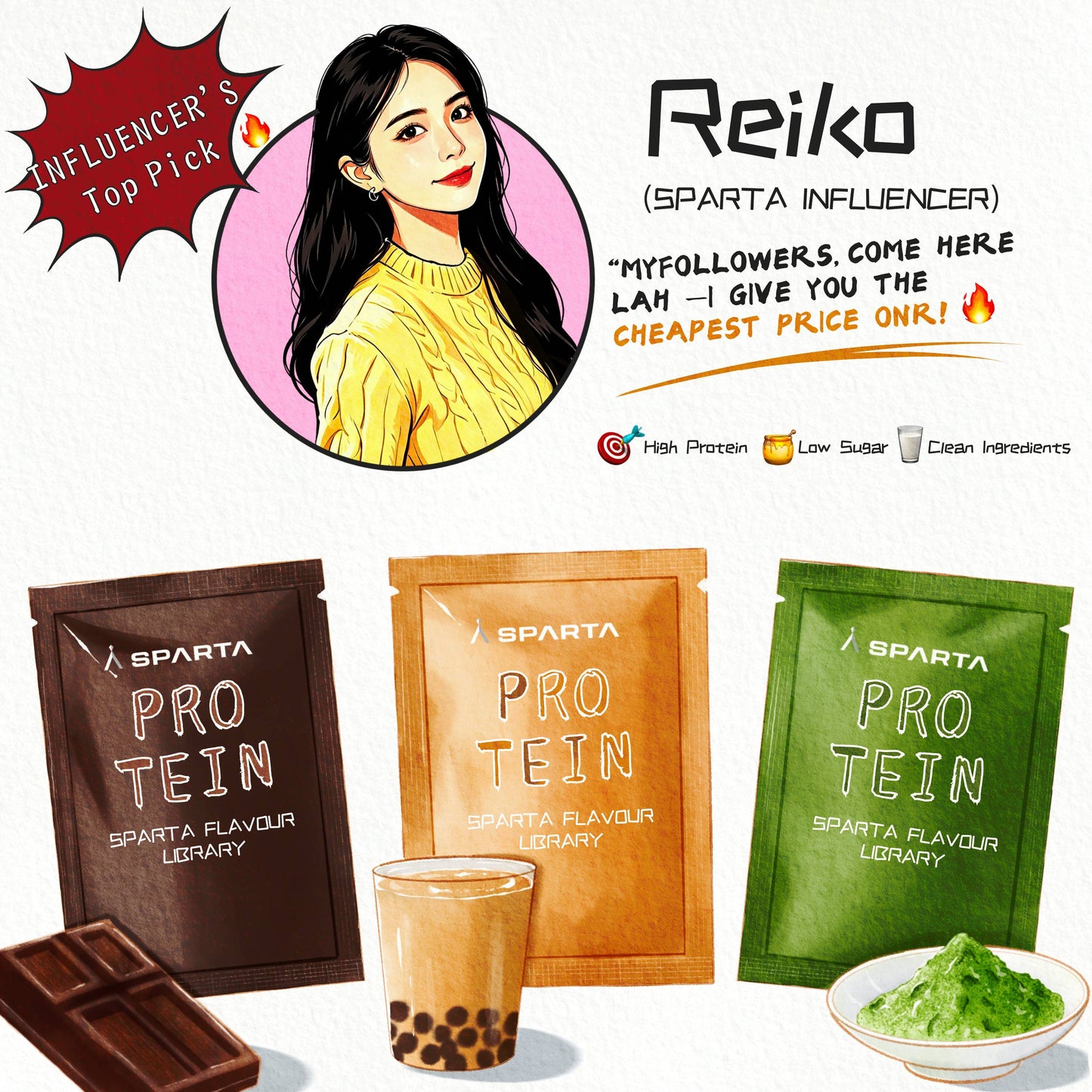 🥤 Reiko's Top 5 Flavours • Pick Any 20 Sachets