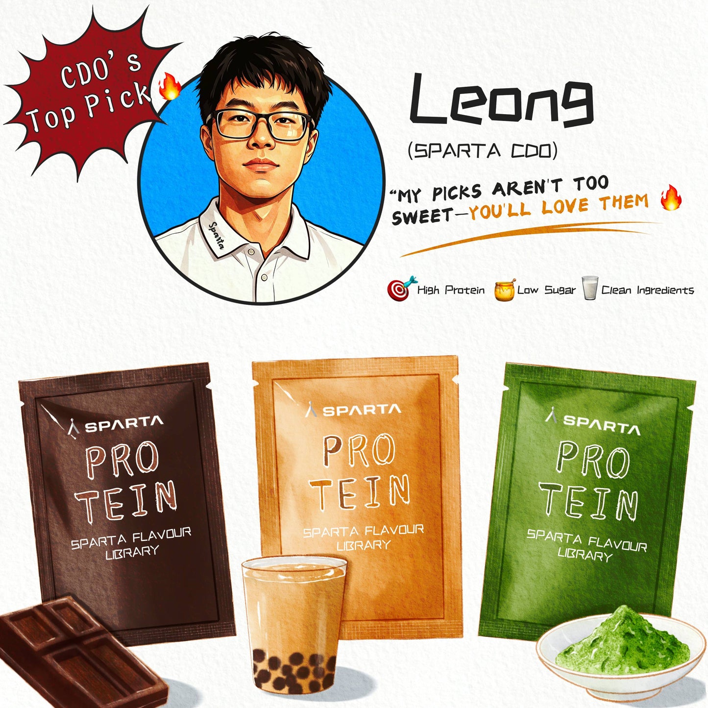 🥤 Leong's Top 5 Flavours • Pick Any 20 Sachets