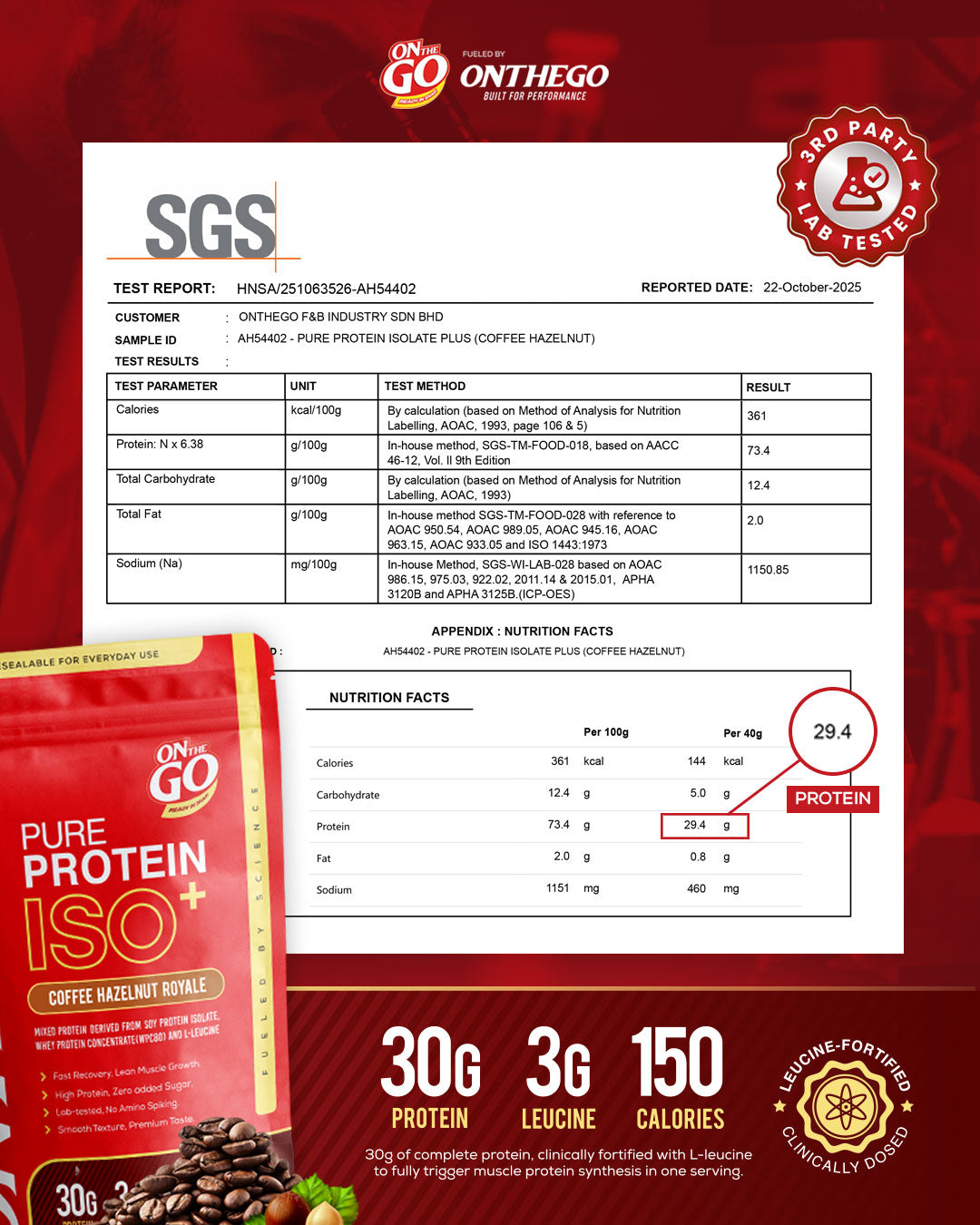 ONTHEGO COFFEE 1KG